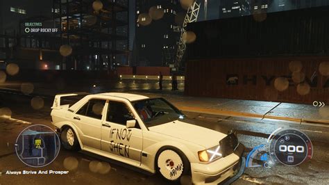 NFS Unbound A AP Rocky S Mercedes 190E Delivery Mission Gold YouTube
