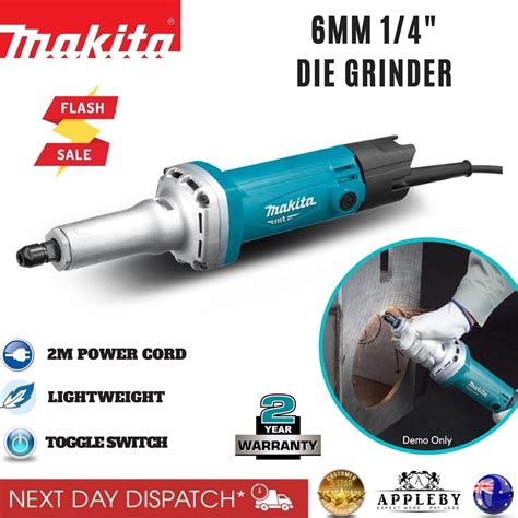 Makita Mt Series 380w 6mm Die Grinder Electric Metal Steel Grinding Rotary Tool Ebay