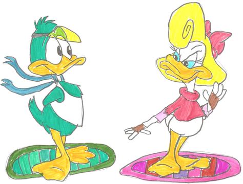 Plucky N Shirley On Airboards By Thrillingraccoon On Deviantart