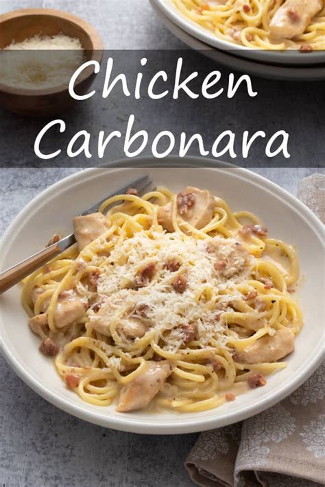 Best Ever Chicken Carbonara Recipe Chicken Carbonara Recipe Hot Sex Picture