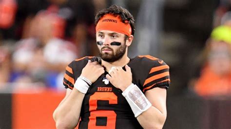 baker mayfield is going to let his play speak for him this year sports gossip