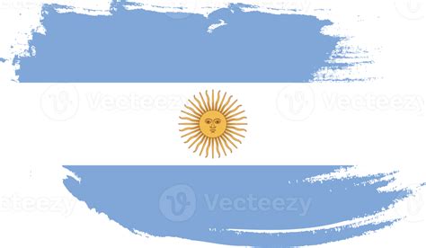 Bandera Argentina Con Textura Grunge 12056445 Png