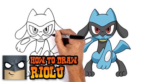 Pokemon Riolu Coloring Pages - Pokemon Drawing Easy