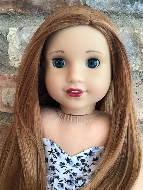Katrina Custom Ooak American Girl Doll Red Hair Dark Blue Eyes Etsy
