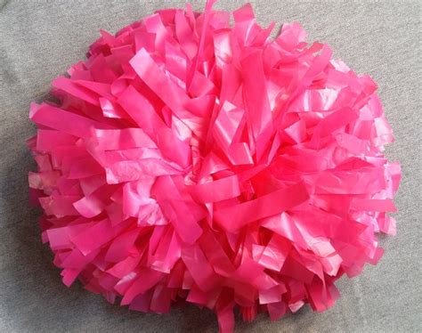 Cheerleading Pom Pom Plastic Hot Pink In Pom Poms From Sports