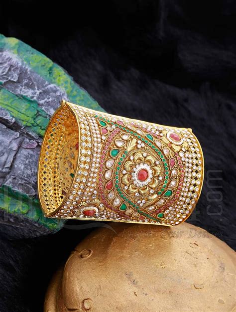 Bridal Kada With Antique Finish Bridal Jewellery Indian Indian Bridal
