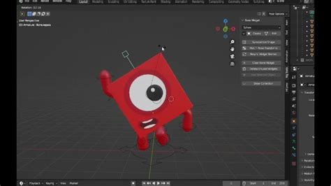 Numberblocks Rigging Blender Studio Cakningkak Youtube