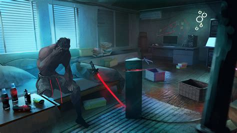 Fond Décran Cyberpunk 2077 Dark Cyberpunk Katana Game Art