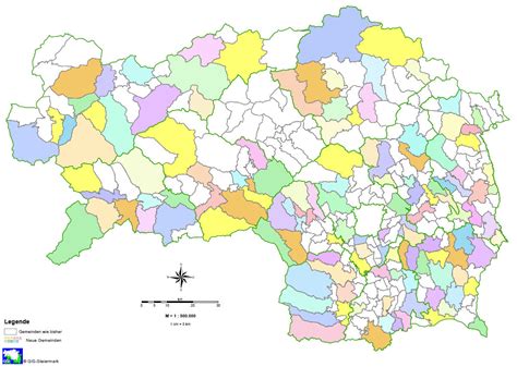 Die steiermark ist eines der neun bundesländer österreichs. Gemeindezusammenlegung - Neue Grenzen ab 1. Jänner 2015 ...