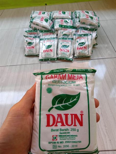 Garam Dapur Merk Daun Netto 250gram Lazada Indonesia