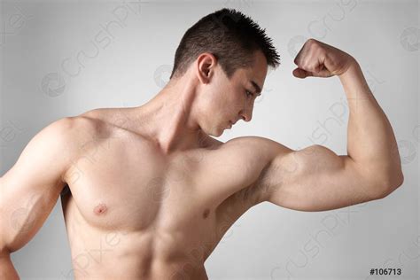 bicep flex man