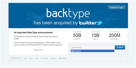 Twitter Compra O Site Backtype