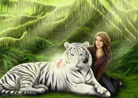 Illustration To Colleen Houcks Fabulous Tiger Saga Amazing Books