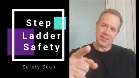 Step Ladder Safety Tips Toolbox Talk Youtube