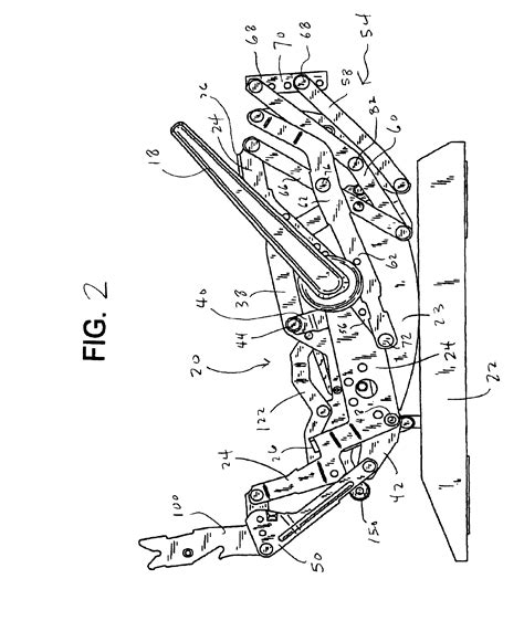 Lane Recliner Mechanism Diagram