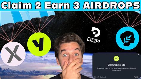 Claim Airdrops Earn Airdrops Important Airdrop Updates Youtube