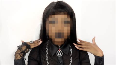 Black Girl Tries Goth Makeup Youtube