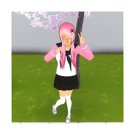 Yandere Sim Causal Custom Long By Puddingcat1 On Deviantart