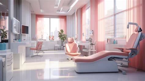 Premium Ai Image Dental Office With Relaxing Atmosphere