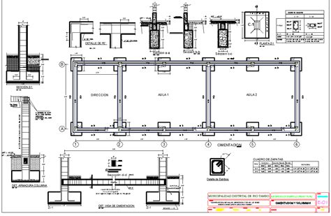 Foundation Plan And Section Detail Dwg File Cadbull Images And Photos