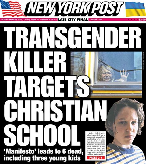 Ny Post Cover For March 28 2023 New York Post