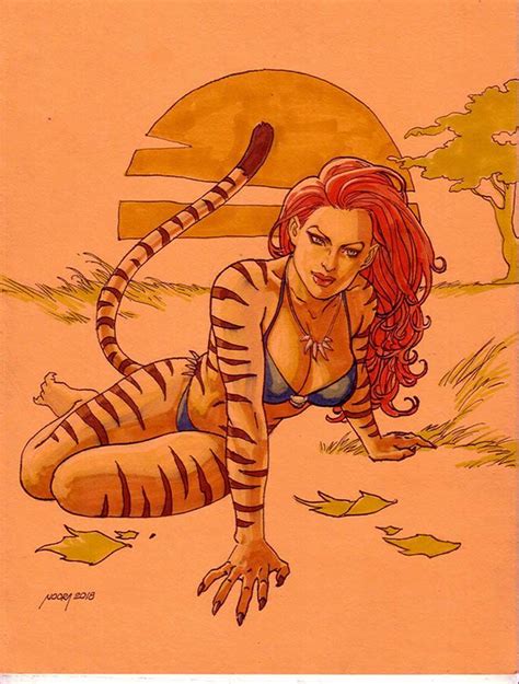 Tigra By Noora June A B By Rodelsm Art Deviantart Cat Girl