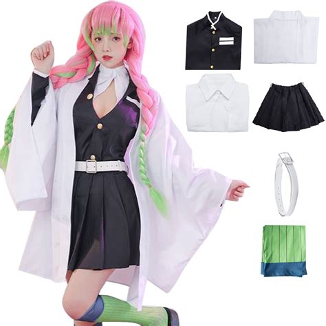 Buy Mitsuri Kanroji Cosplay Demon Slayer Outfit Anime Costume Kimono