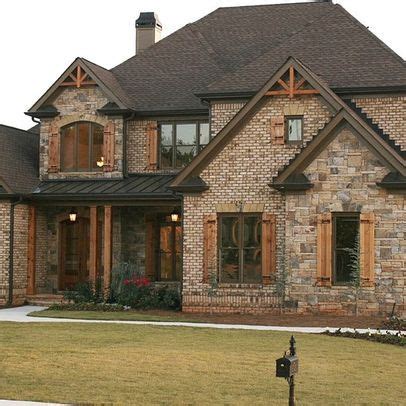 I have a shutter problem, the brick chimney/fireplace means there's not much space for shutters on one side of two windows. Bricks, Stones and Shutters on Pinterest