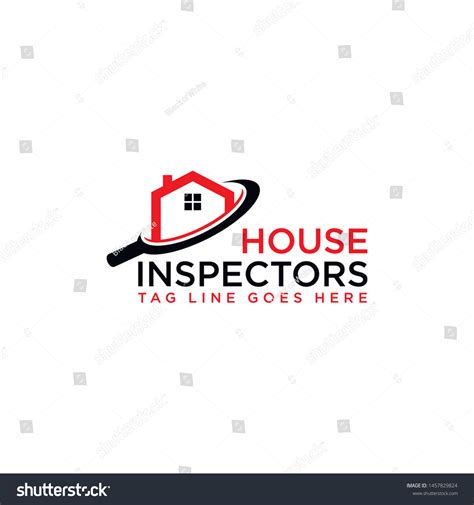 House Inspectors Logo Design Vector Stock Vector Royalty Free