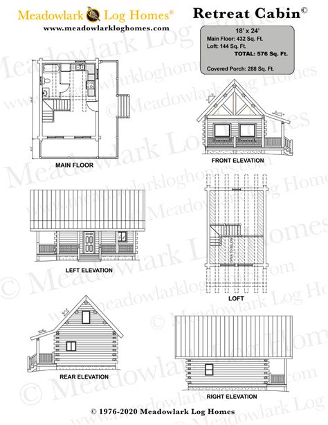 18x24 Cabin Floor Plans Floorplansclick