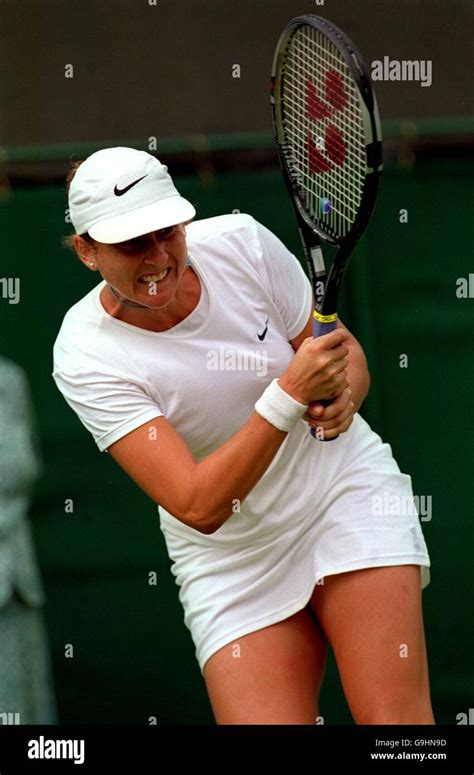 tennis wimbledon championships ladies singles first round monica seles v karina