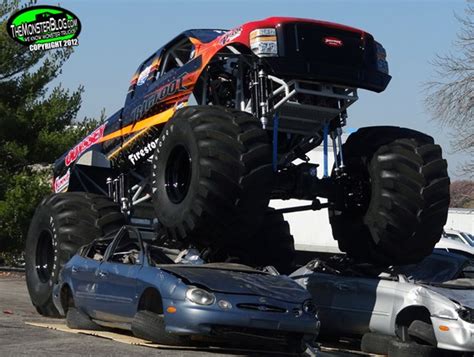 Crushing Cars With A Battery Powered Monster Truck
