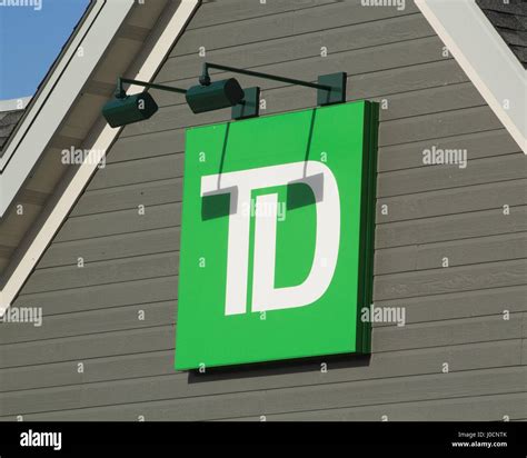 Upper Tantallon Canada April 09 2017 Td Bank Exterior Sign
