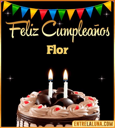 Feliz Cumpleaños Flor  🎂 【felicidades Flor 】🎉