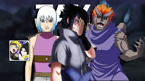 Naruto Online Mobile Taka Squad Gameplay Sasuke Susanoo Jugo Curse Mark Suigetsu YouTube