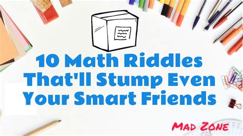 10 Fun Math Kids Riddles That Stumps Adults 10 Riddles Thatll Stump