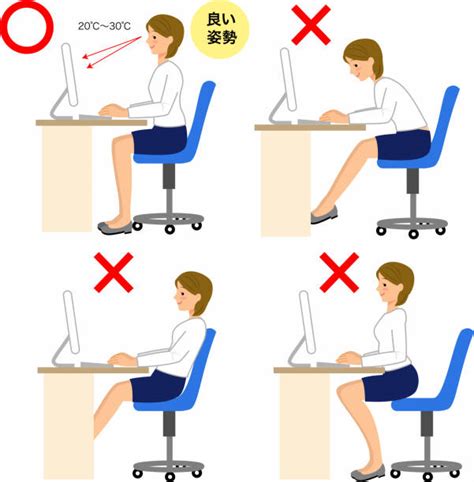 110 Bad Posture At Desk Illustrations Royalty Free Vector Graphics And Clip Art Istock