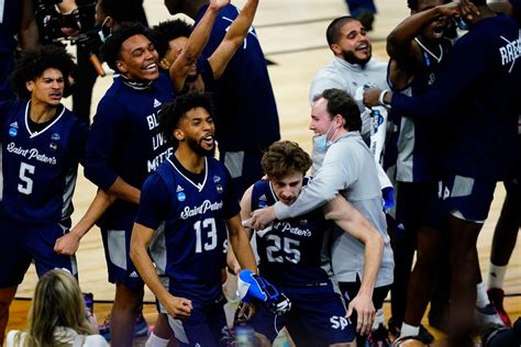 Saint Peters Magical March Madness Run Continues As Peacocks Knock Off