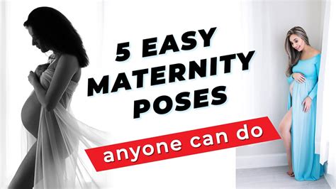 maternity photography posing guide 5 easy maternity poses anyone can do youtube