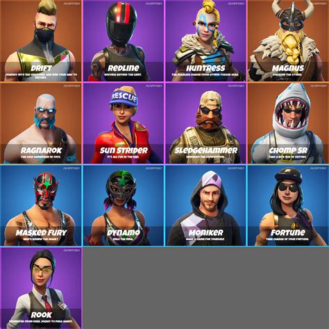 36 Best Images Fortnite Characters Season 5 These Are All Of The New