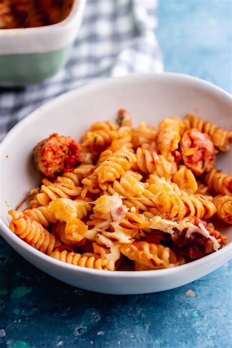 This Easy Vegetarian Sausage Pasta Bake Is So Cheesy And Comforting