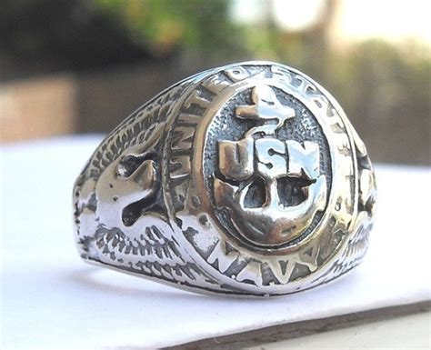 Items Similar To Wwii Original Ww2 Usa Us Navy Military Sterling Silver