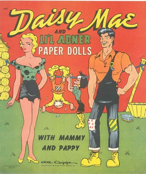 Vintage Uncut 1941 Daisy Mae Paper Dolls Hd Laser Reproduction~lo Pr~hi Qual Ebay Paper