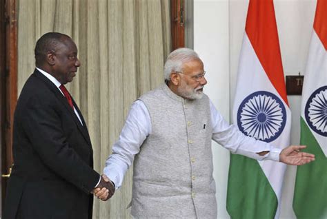 Pm South African Prez Hold Talks To Boost Bilateral Ties