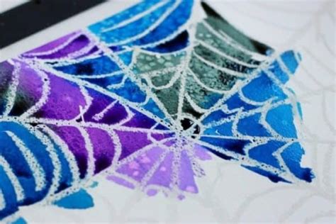 Spider Web Art Project A Simple Watercolor Activity For Kids