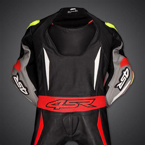 4sr Kids One Piece Suit With Elbow Sliders Racing Minimoto Red