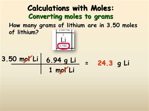 How To Calculate Moles From Grams And Molar Mass