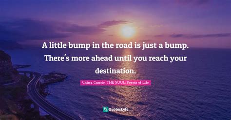 A Little Bump In The Road Is Just A Bump Theres More Ahead Until You