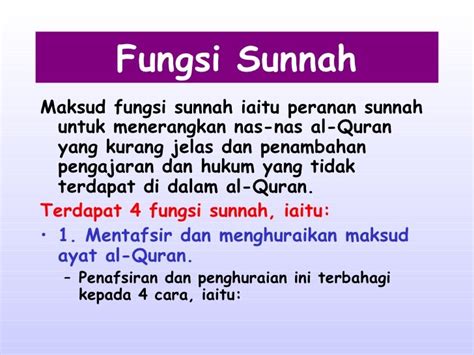 7 Al Sunnah