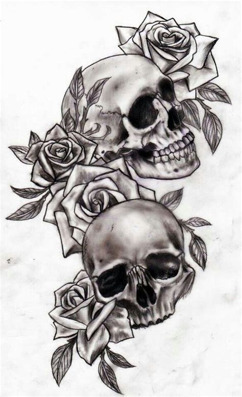 Pin By Alysha Lich On Tattoos Skull Rose Tattoos Tattoos Skull